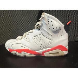 Nike Air Jordan 6 VI Retro Infrared White 9 Red SIZE: 9.5